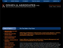 Tablet Screenshot of litigationbusters.com